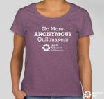 No More Anonymous Quiltmakers shirt